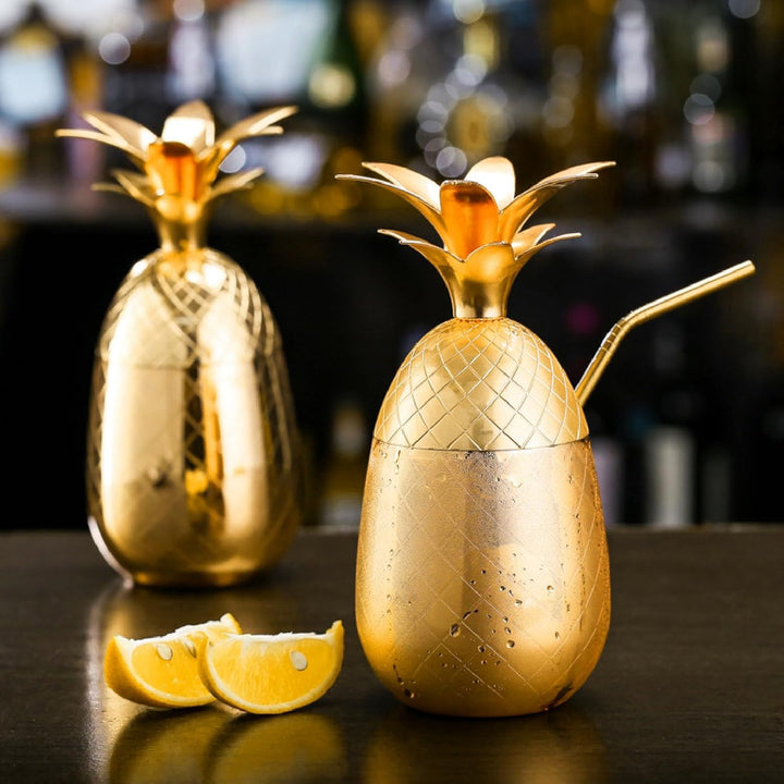Golden Pineapple Cocktail Glass 500ML