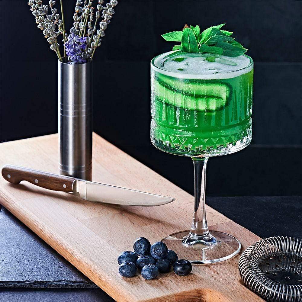 2 Cocktail Glass & 1 Flask Gift Set