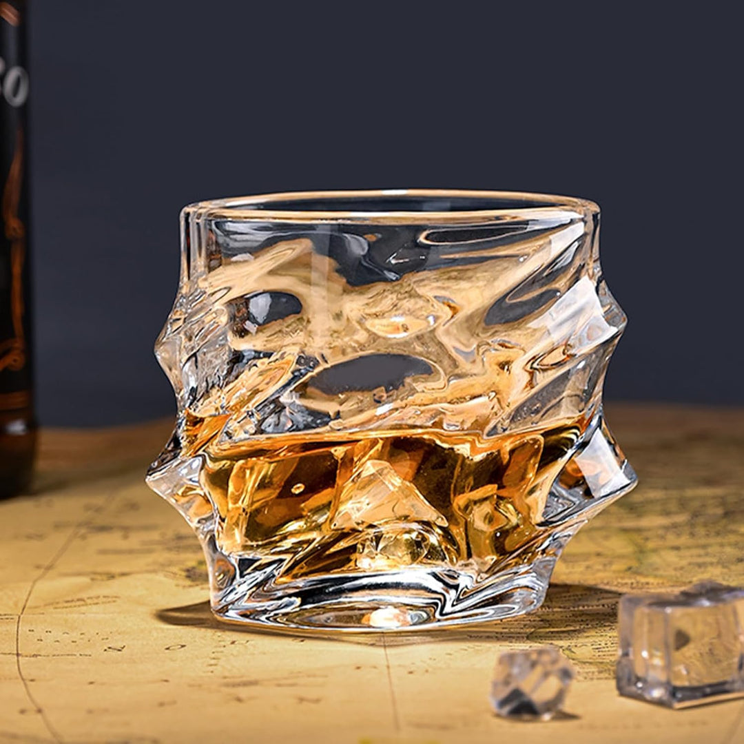 Dazzle Crystal Whiskey Glasses (Pack of 6)