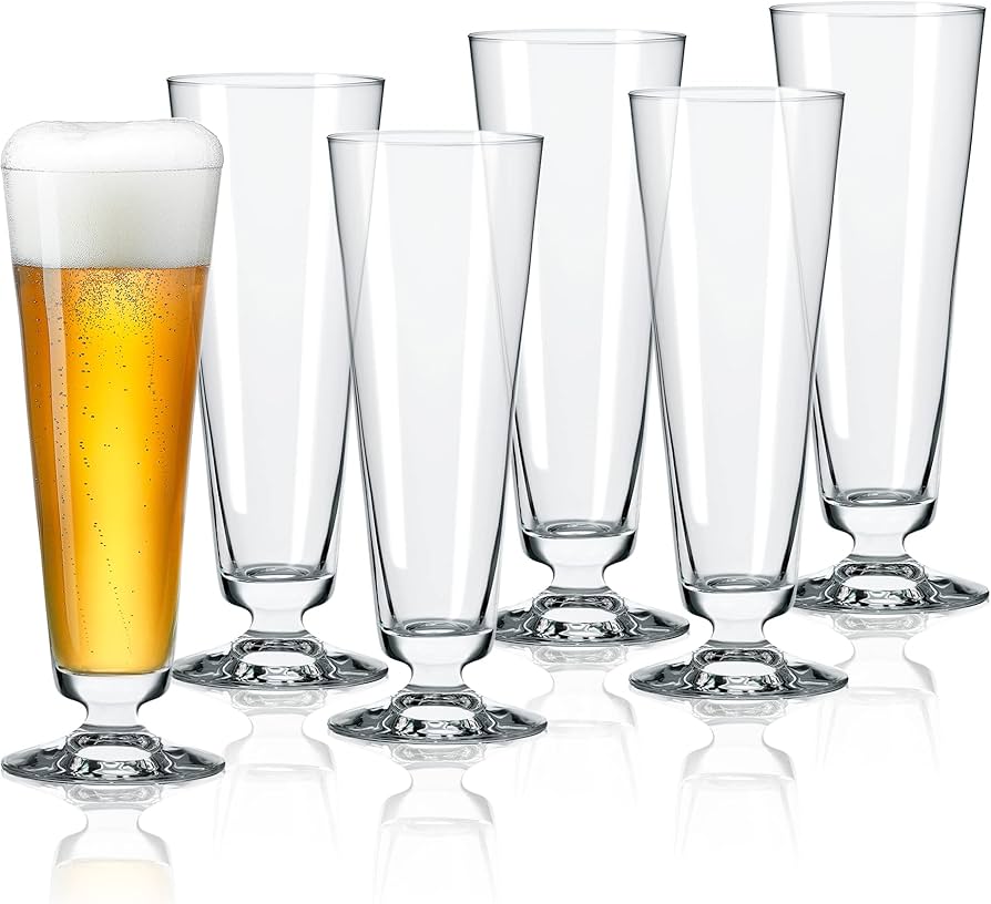 Rona Classic Pilsner Glass 420 ML (Pack of 6)
