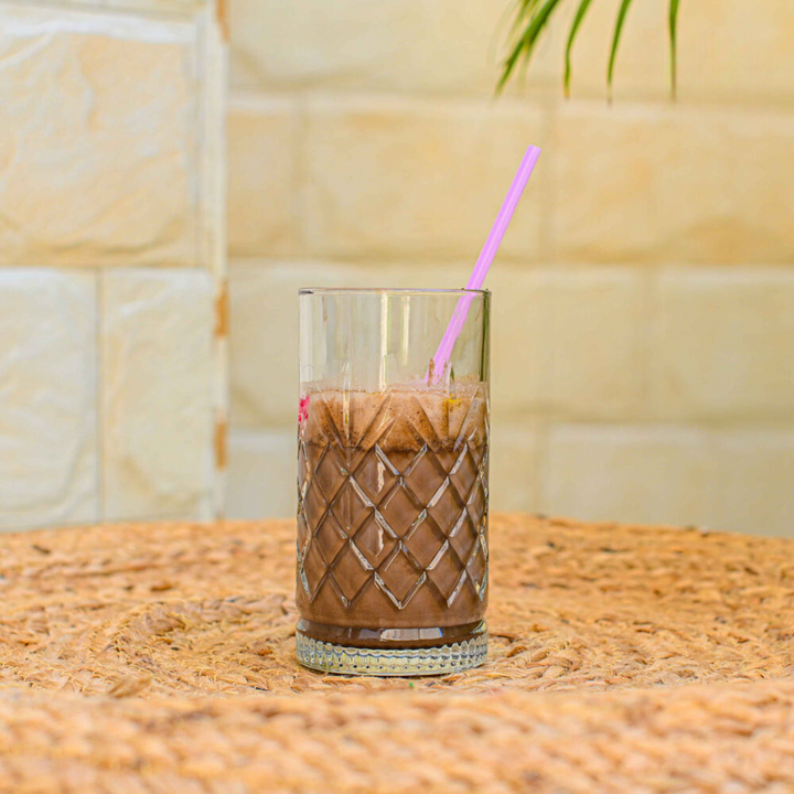 Diamond Hi Ball Glass (Pack Of 6)