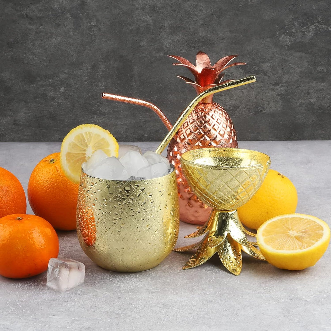 Golden Pineapple Cocktail Glass 500ML