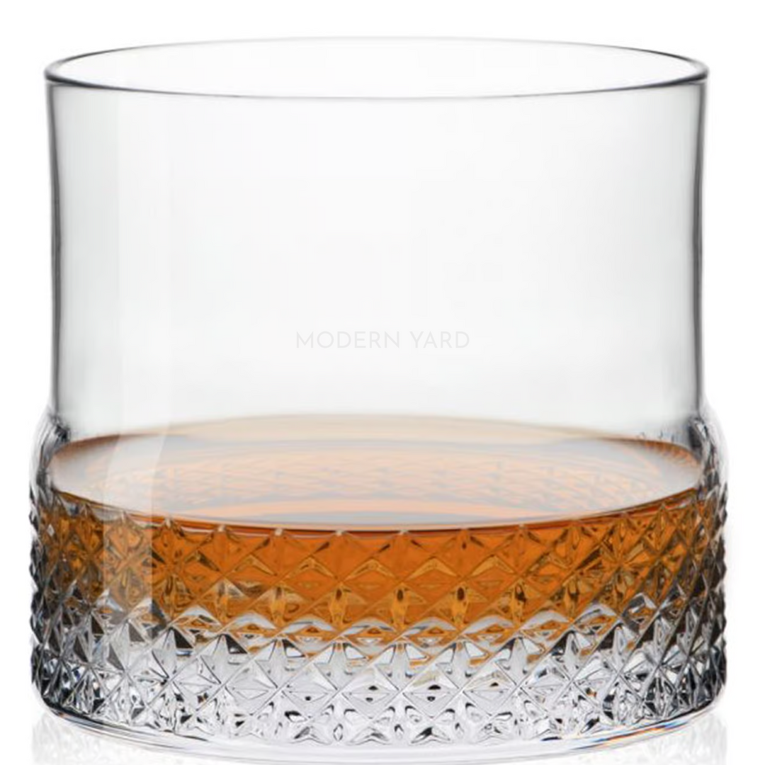 Rona Premium Crystal Whiskey Decanter (Set of 3) - Made in Slovakia