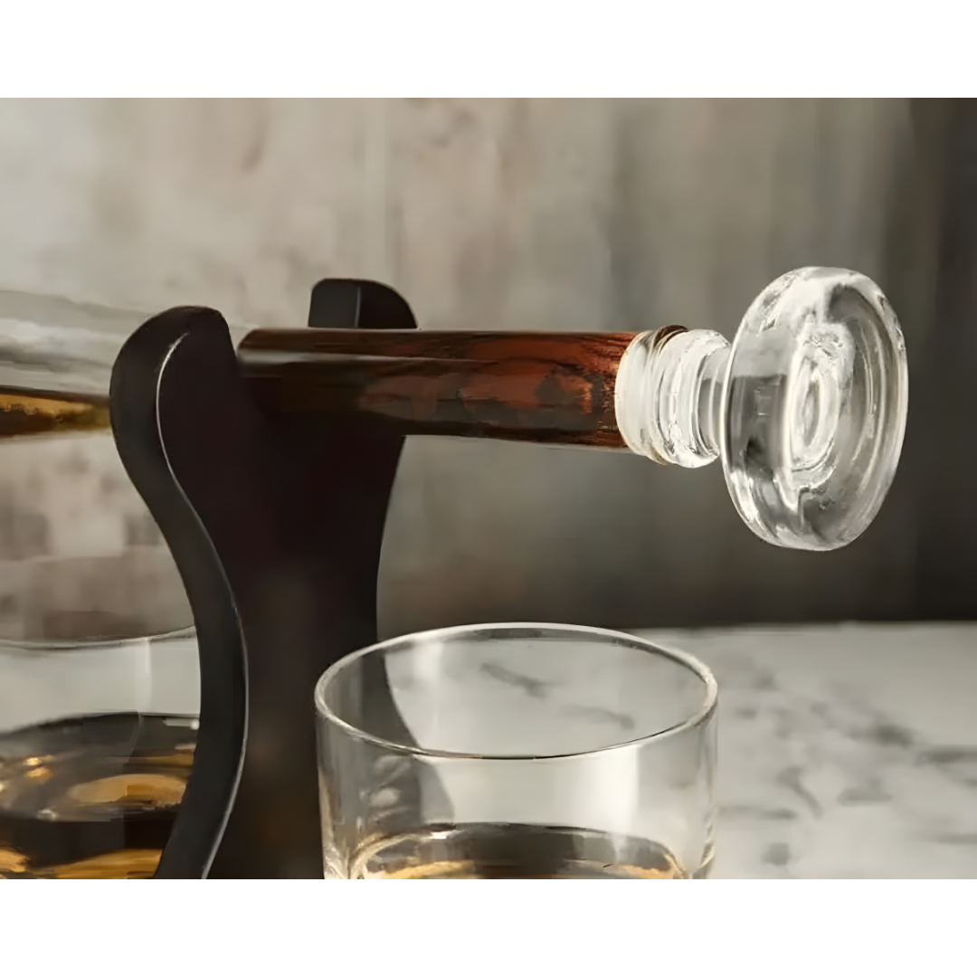 Baseball Whiskey Decanter Set - Pure Crystal (Premium Gift Box)