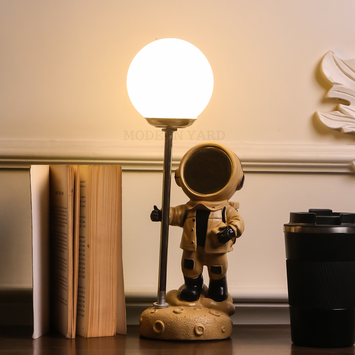 Ivory Astronaut Table Lamp