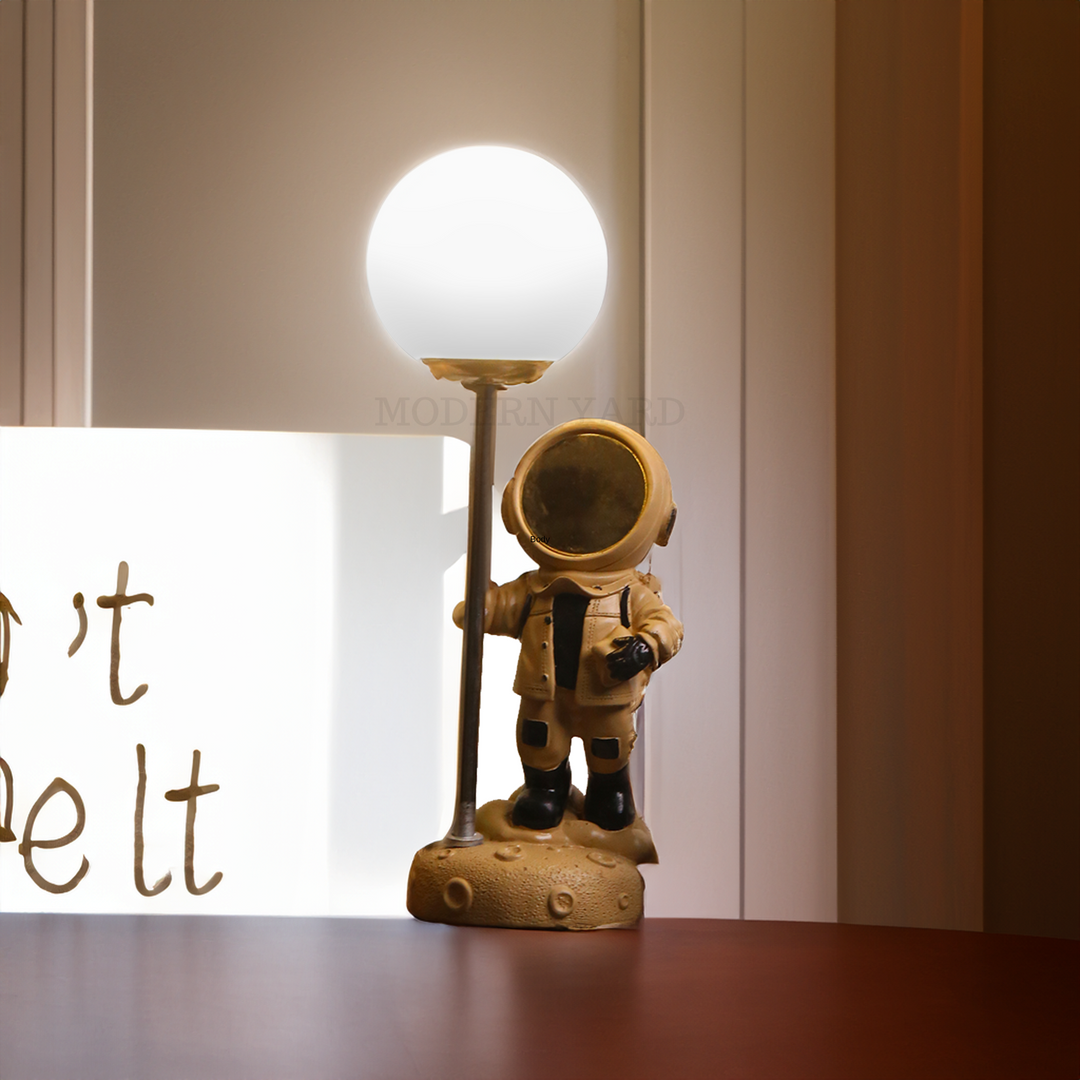 Ivory Astronaut Table Lamp
