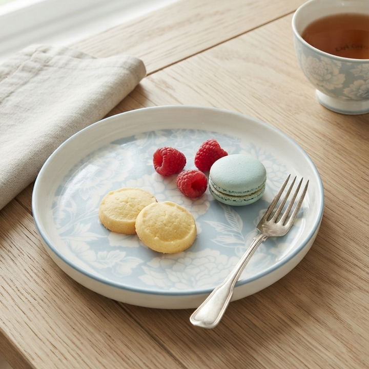 Celestial Designer Quarter Plates (Set of 6) - Imported Bone China