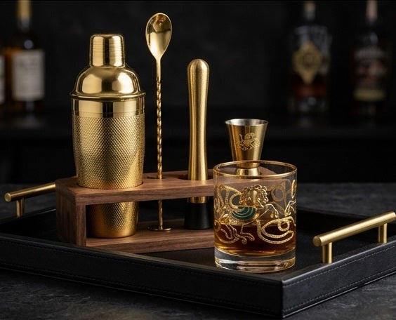 Modern Yard premium whiskey glassware set for luxury dining