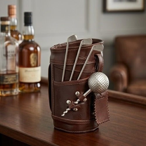 Golf club shaped bottle opener cocktail stirrer and bar tools for golf enthusiasts
