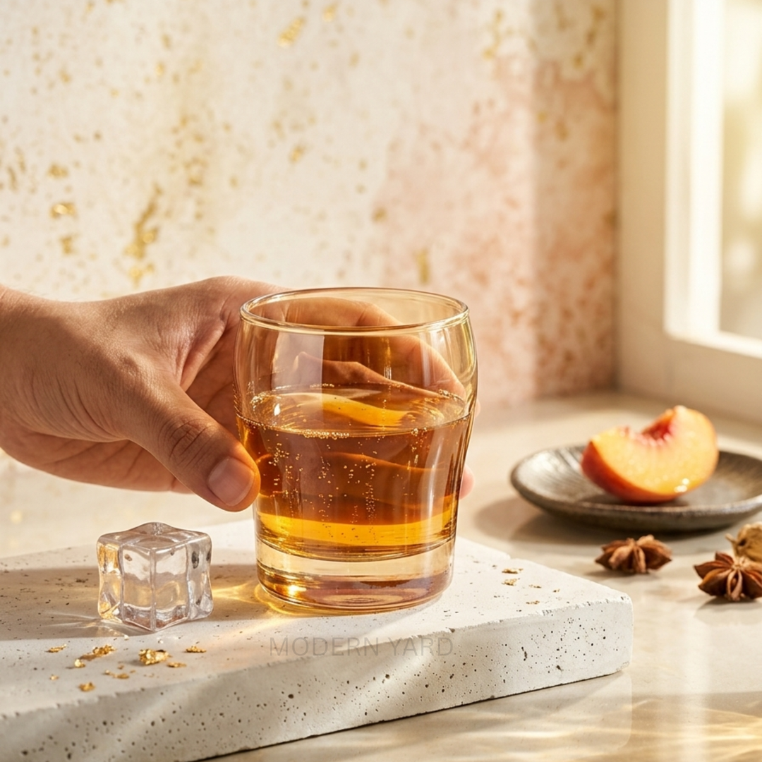 Luxury Italian crystal glass ideal for cocktails, whiskey, and spirits