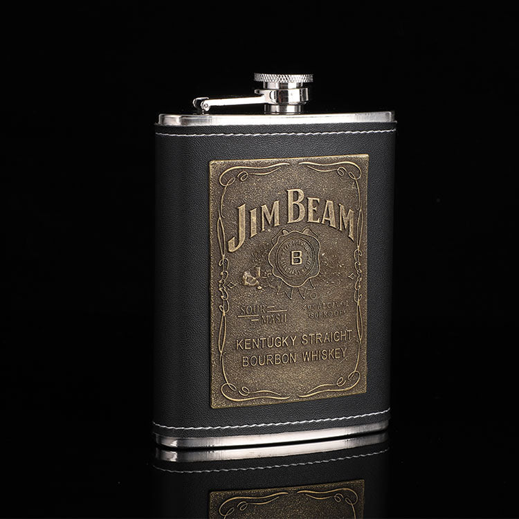 Jim Beams Flask (Black) – Modern Yard Official