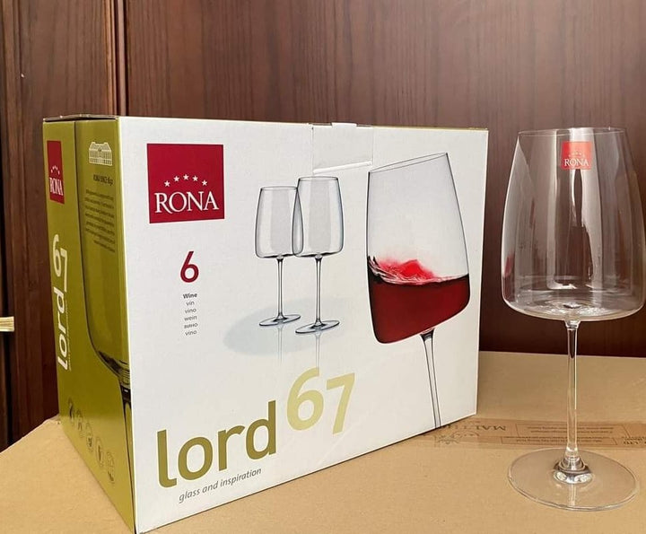 Rona Lord Wine Glass 670 ML (Pack of 6)