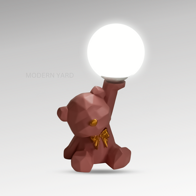 Pink Teddy Table Lamp