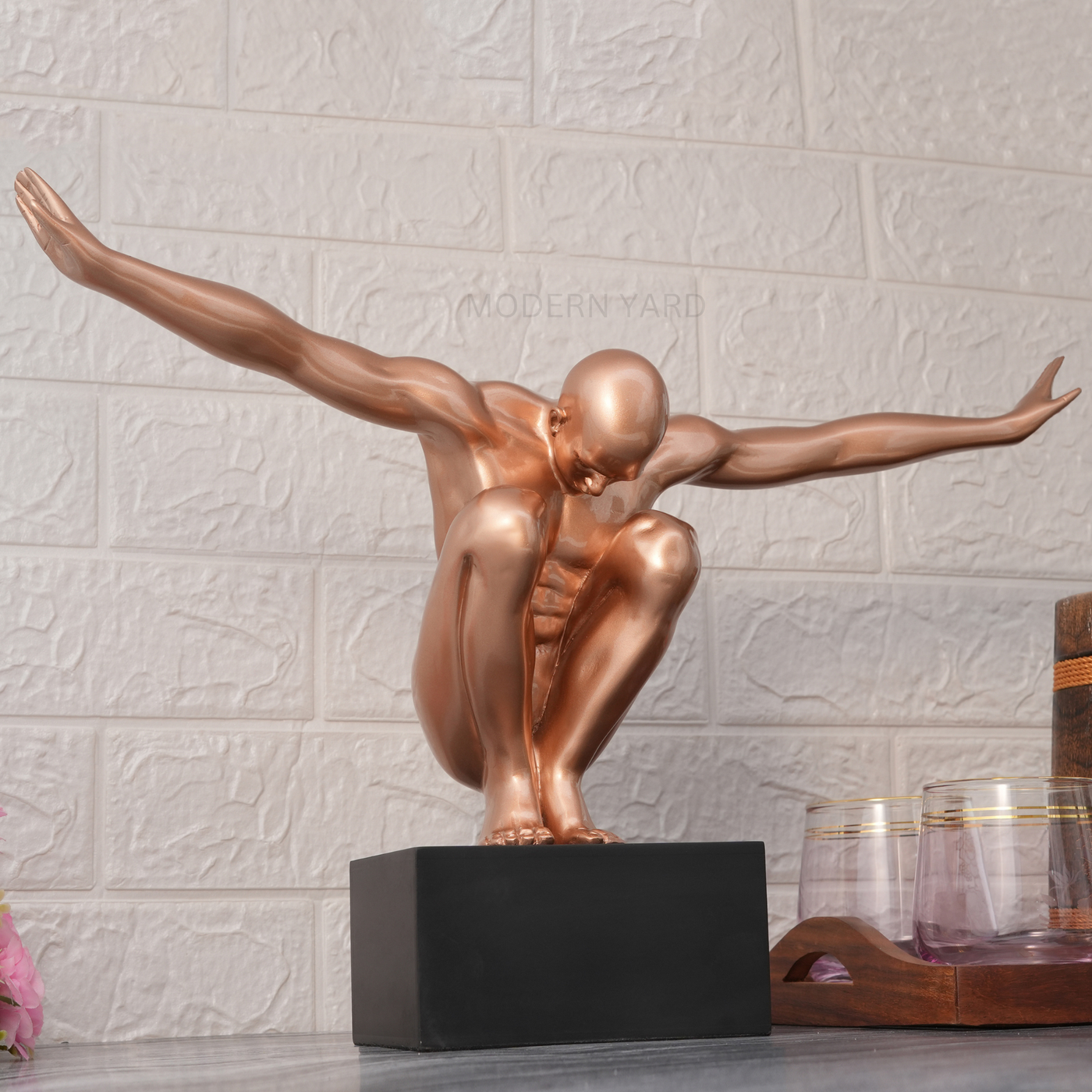 Gymnastic Man Sculpture