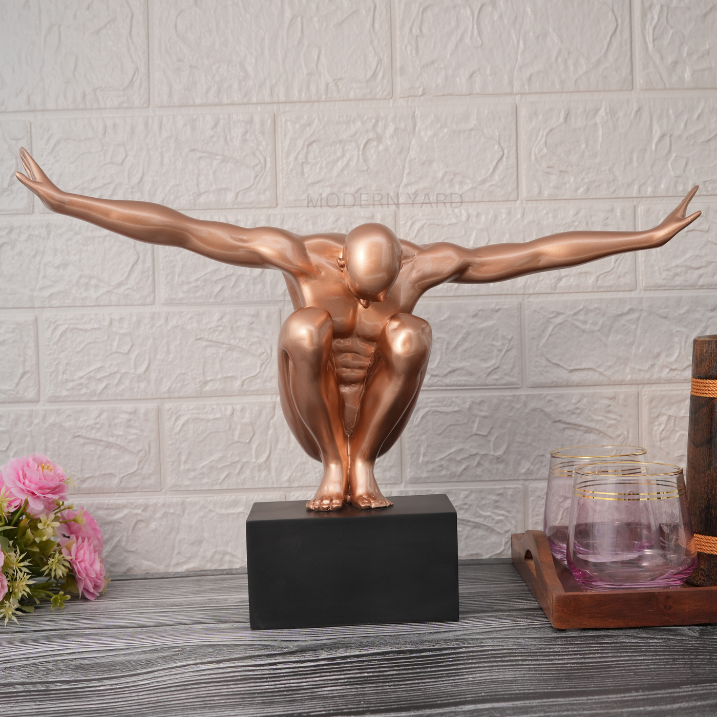 Gymnastic Man Sculpture