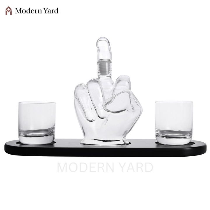 Middle Finger Decanter Set