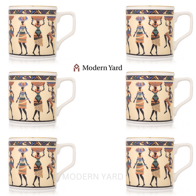 Salsa Swirl 6 Pcs Mug Set