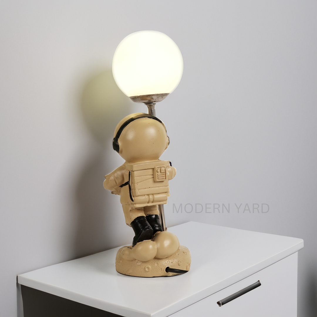 Ivory Astronaut Table Lamp