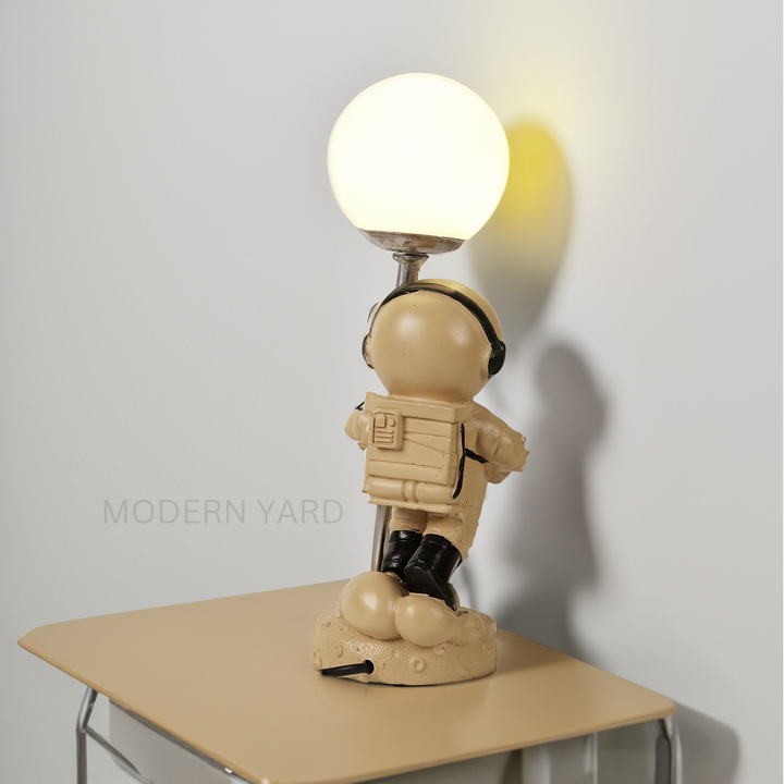Ivory Astronaut Table Lamp