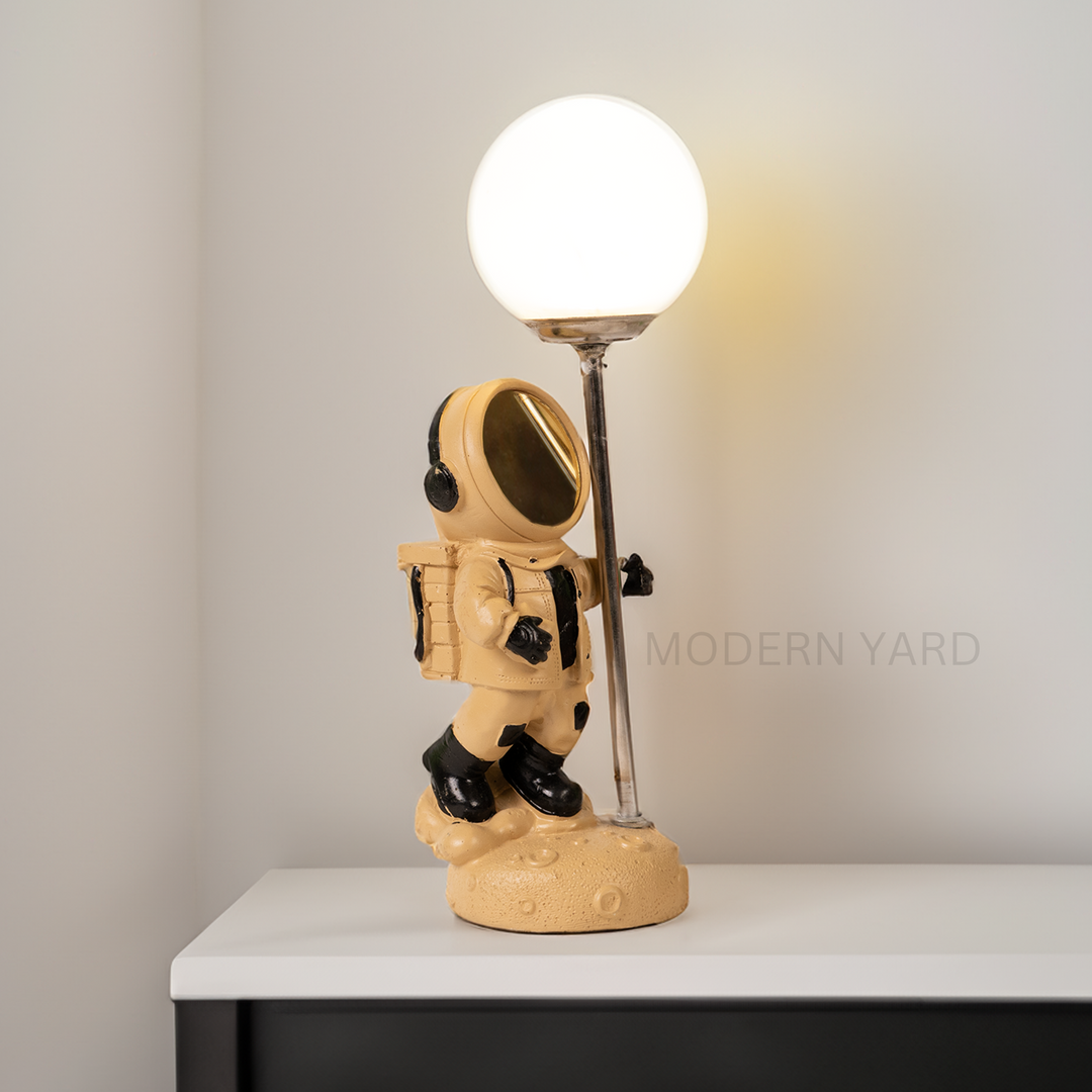 Ivory Astronaut Table Lamp