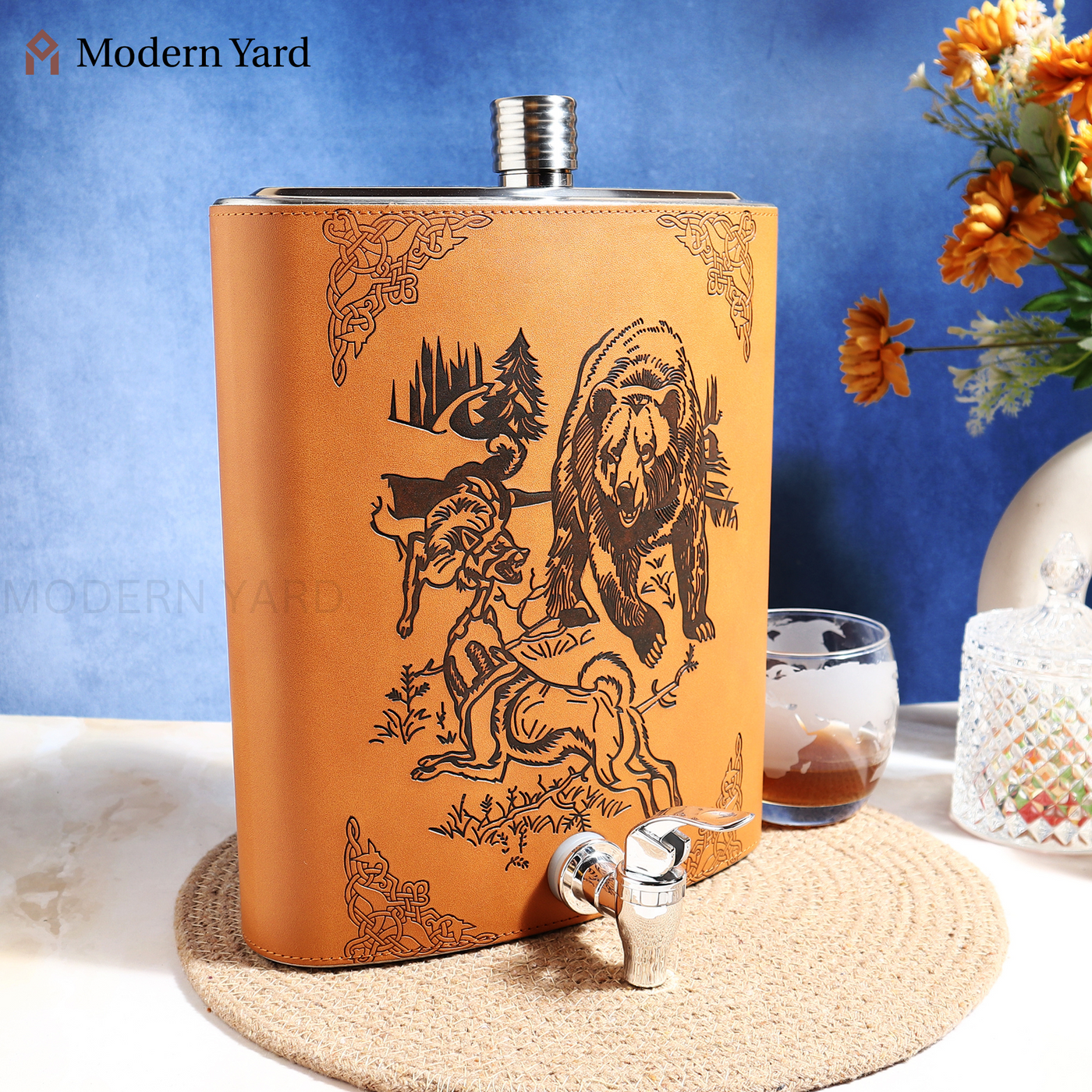 Giant Stainless Steel Flask with Tap 3.5L
