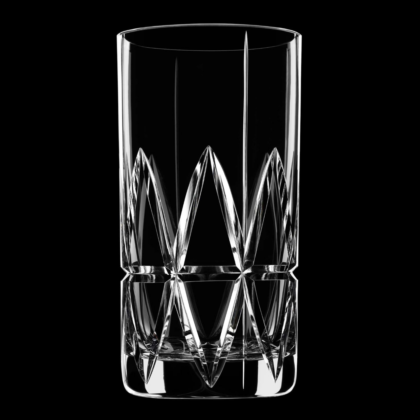 Streak Long Crystal Glass 370 ML (Set Of 6) -  Made In Germany