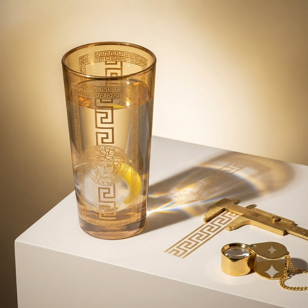 Royal Versace Gold Plated High Ball Glass (Set of 6)