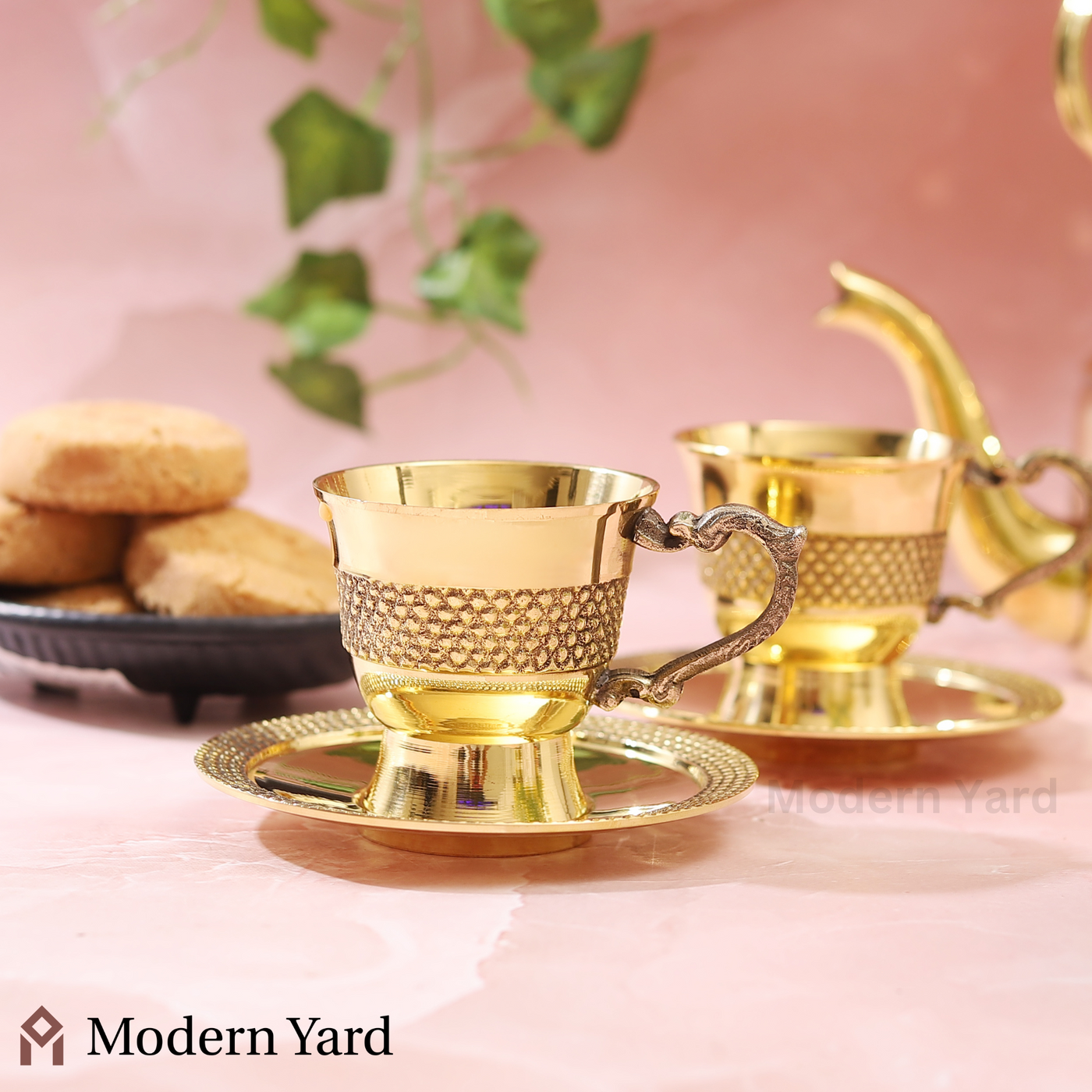 Brass Cup And Saucer Set, For Home at Rs 2200/set in Moradabad