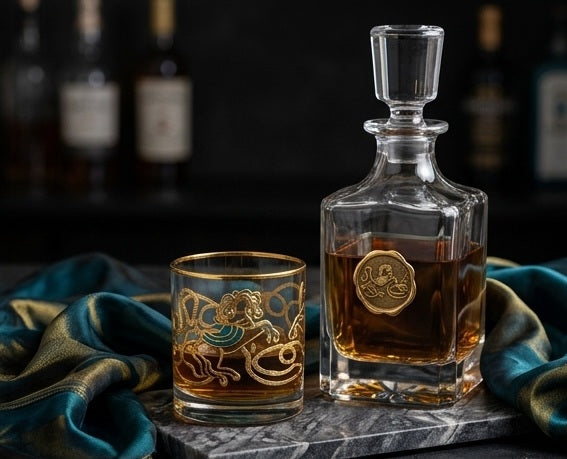 Modern Yard premium whiskey glasses with luxury gift packaging