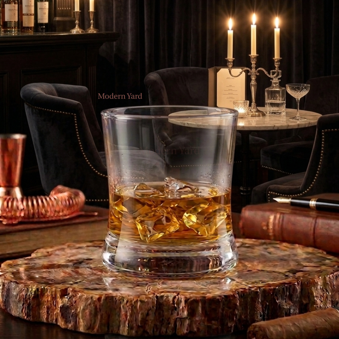 Premium Italian crystal drinkware collection featuring elegant whiskey glasses for luxury home bars and gifting.