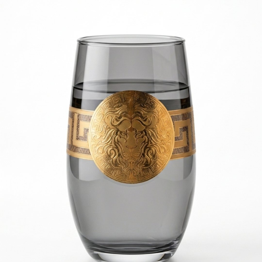 Modern Yard luxury glassware collection featuring smoked glass design