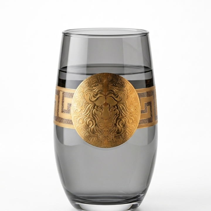 Modern Yard luxury glassware collection featuring smoked glass design