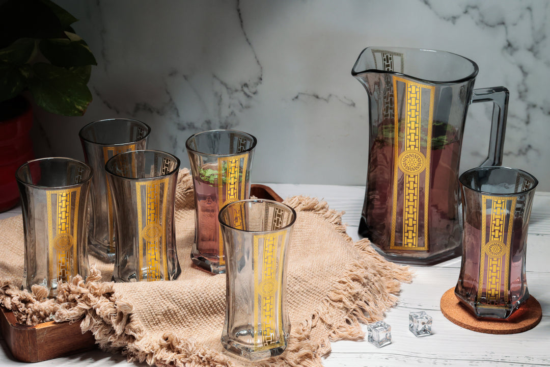 Luxe Gold 7 Pcs Jug Set