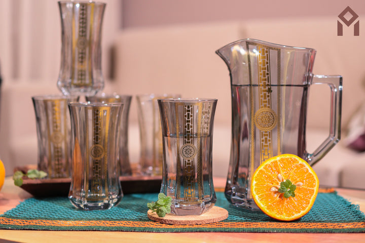 Luxe Gold 7 Pcs Jug Set