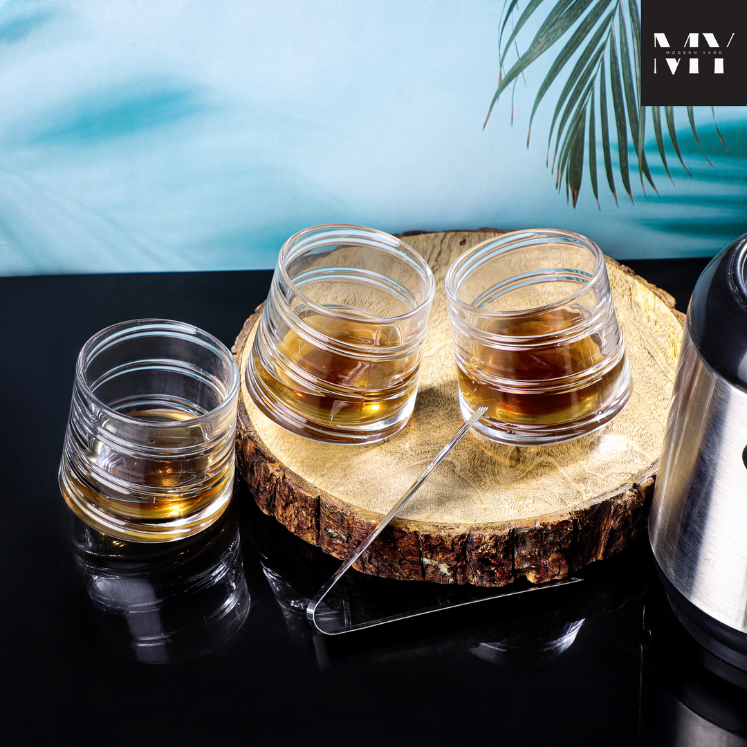 Revolving Swirl Glass