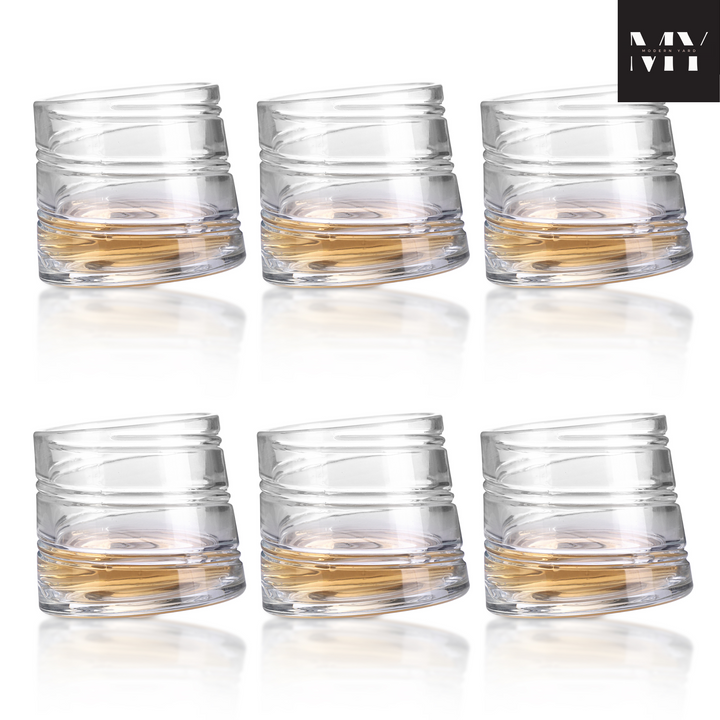 Revolving Swirl Glass