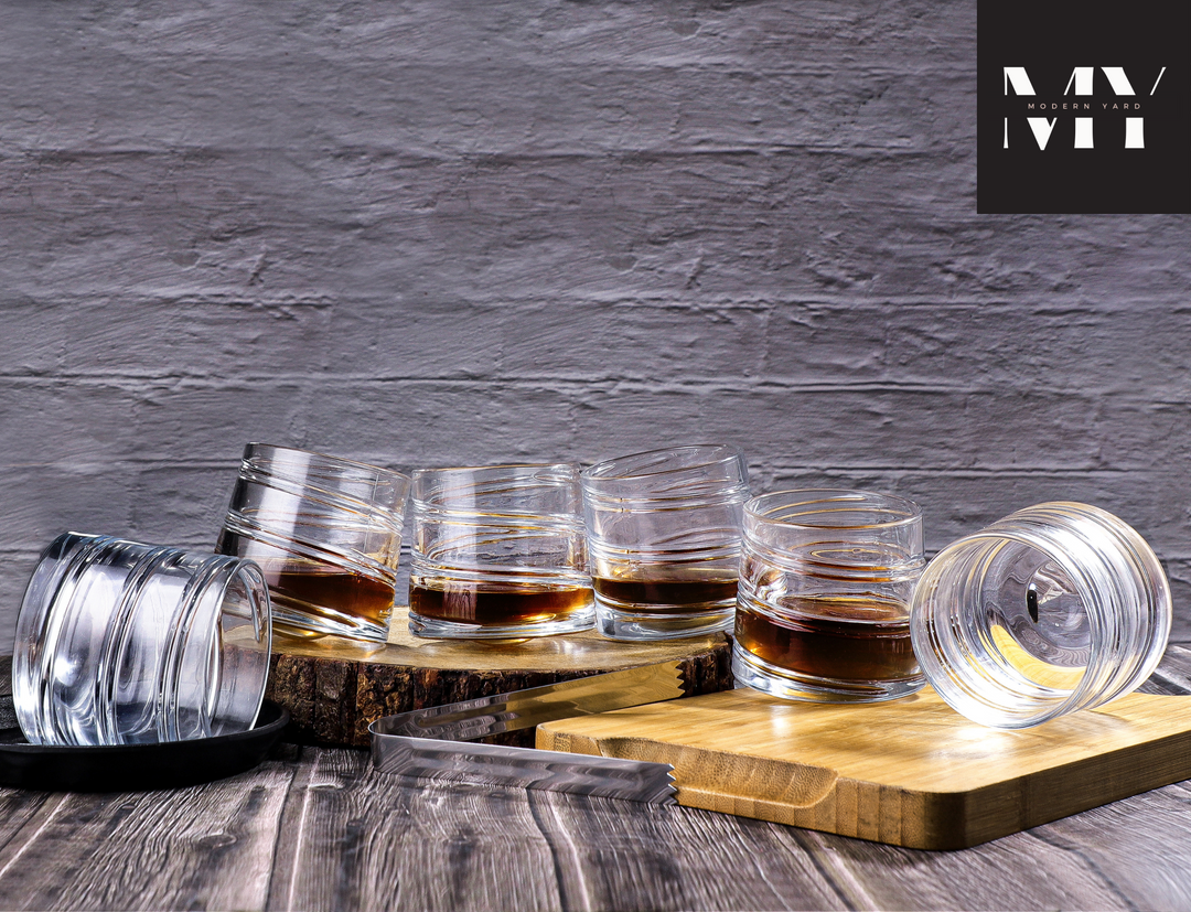 Revolving Swirl Glass