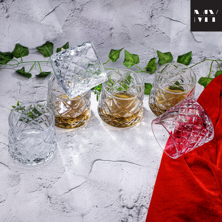 Revolving Diamond Glass