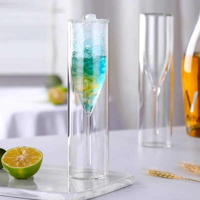 Double Walled Champagne Glass