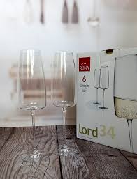 Rona Lord Flute Champagne 340 ML (Pack of 6)