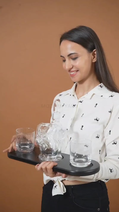 Middle Finger Decanter Set