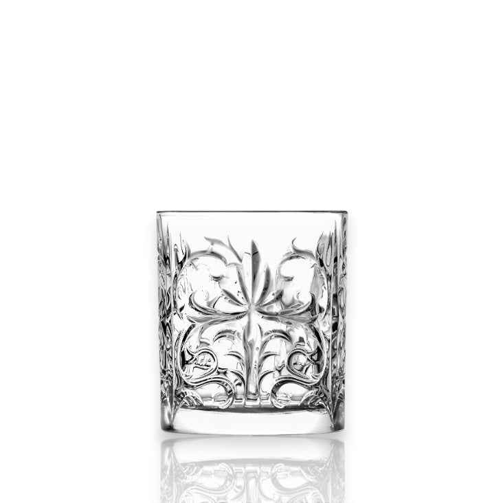 Tatoo Crystal Whiskey Glass 340 ML (Pack of 6)
