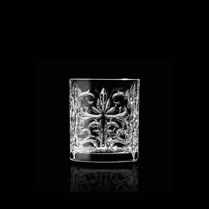 Tatoo Crystal Whiskey Glass 340 ML (Pack of 6)
