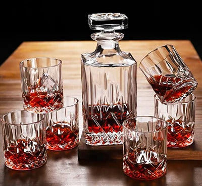 Opera 7 Pcs Decanter Set with 6 Glasses
