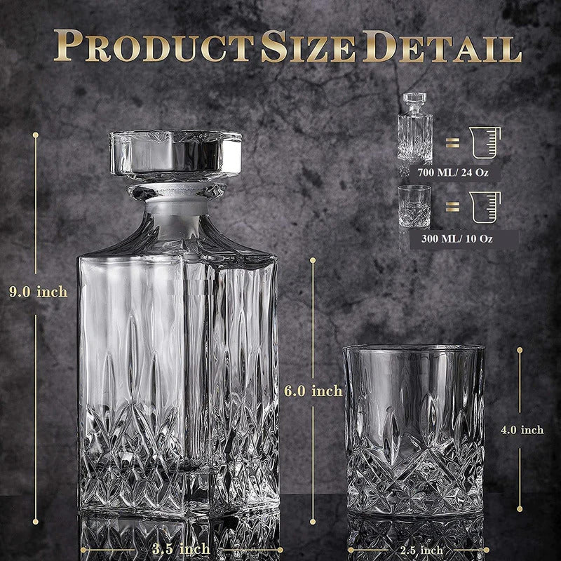 Opera 7 Pcs Decanter Set with 6 Glasses