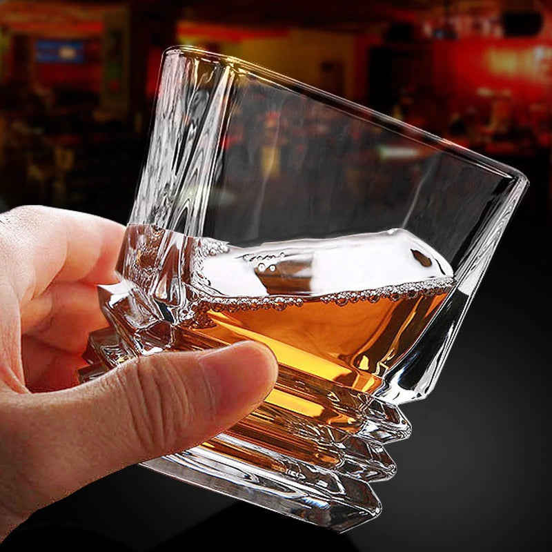 LUXURY SQUARE ROCK WHISKEY GLASS (Pack of 6)