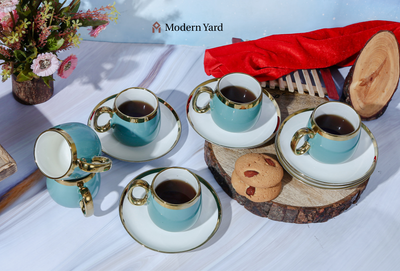 Florence Cups & Saucers Set of 6