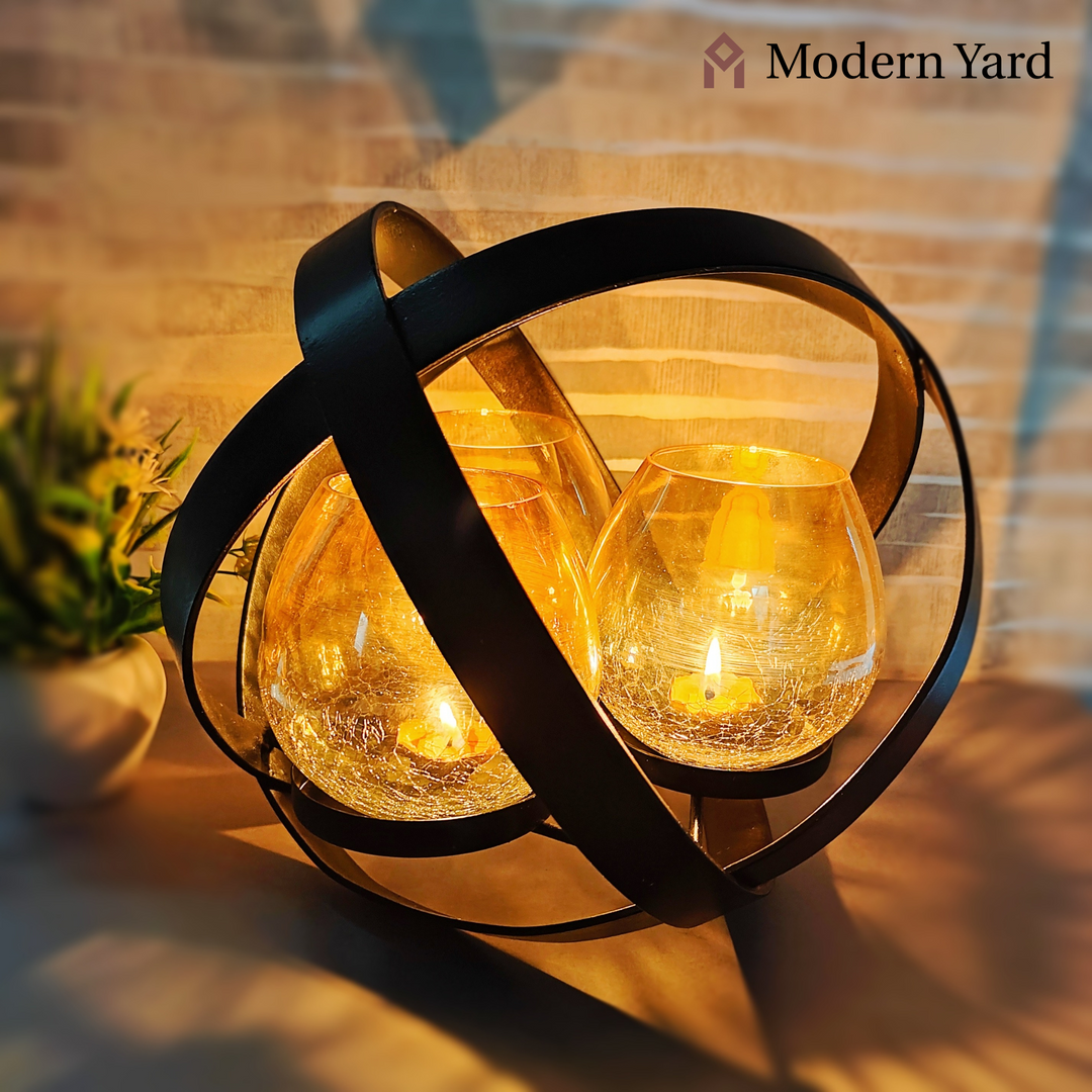 Dazzling Black Candle Stand