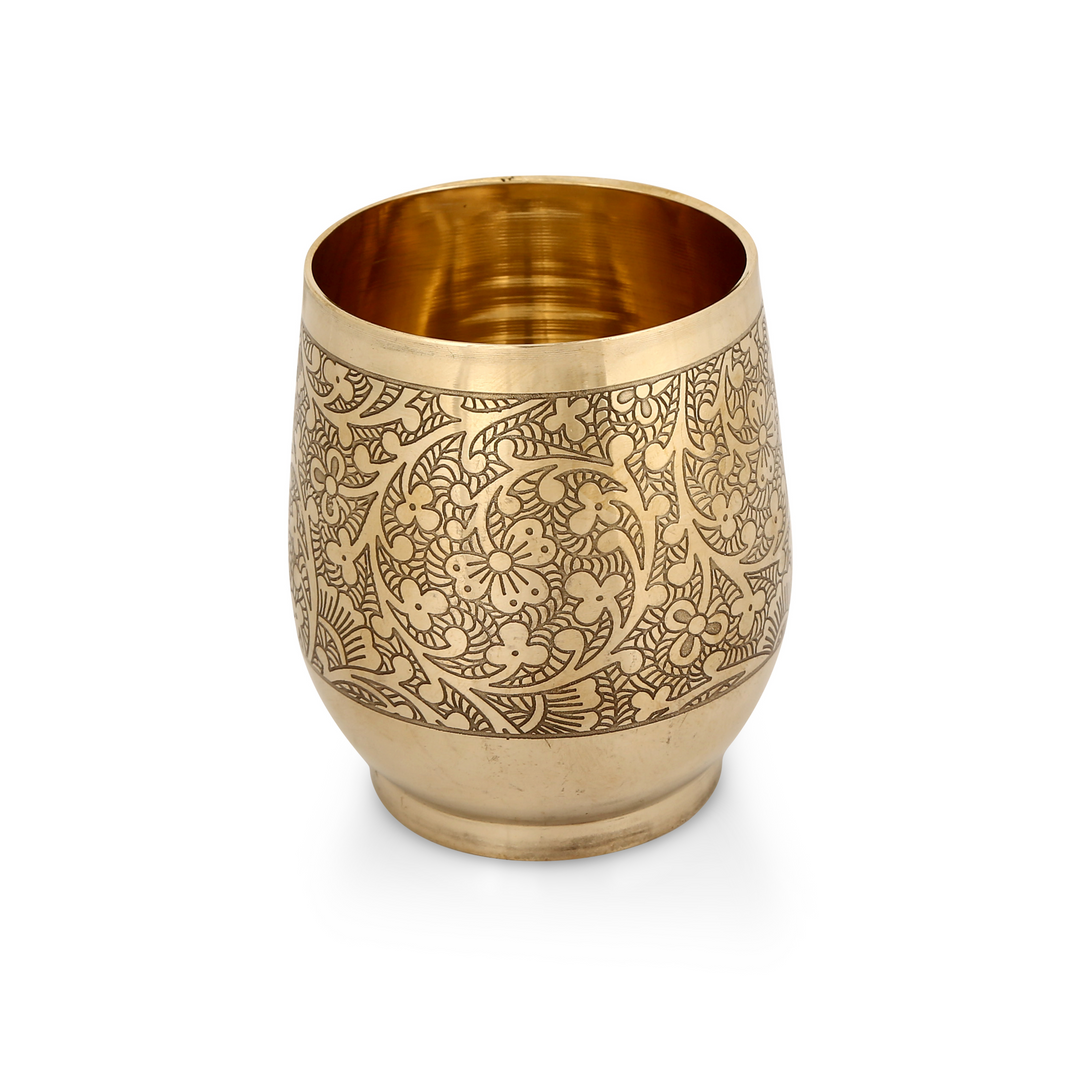 Antique Brass Glass