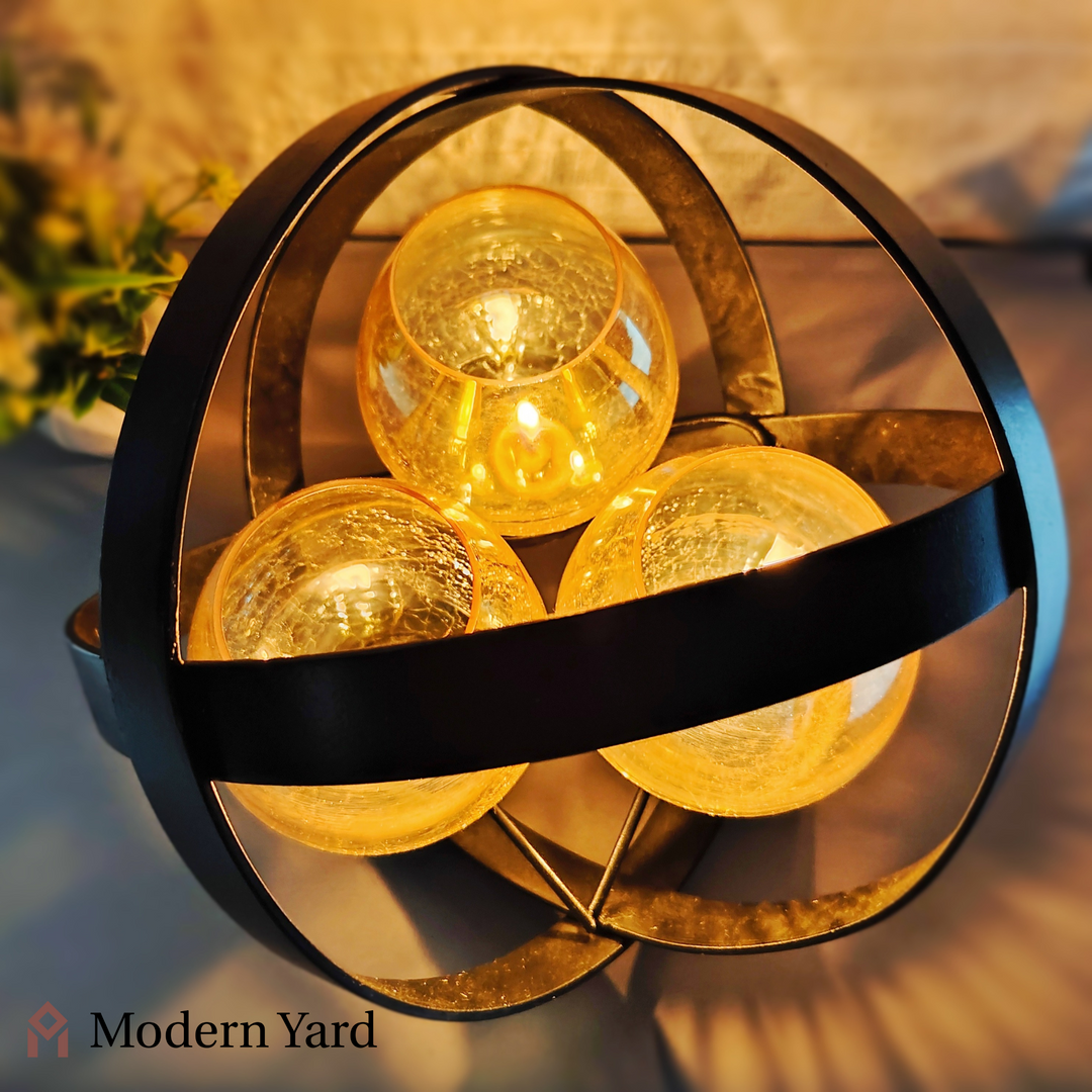 Dazzling Black Candle Stand